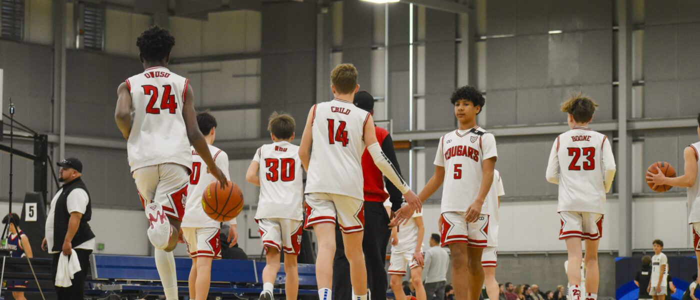 Cougars celebrate a victory
