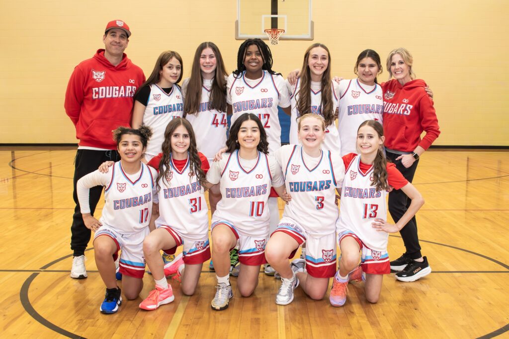 2025-26 7th grade girls basketball team portrait